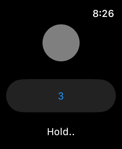 Breath Calm breathing exercise screen