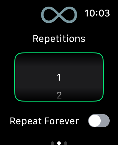 Breath Calm customization options